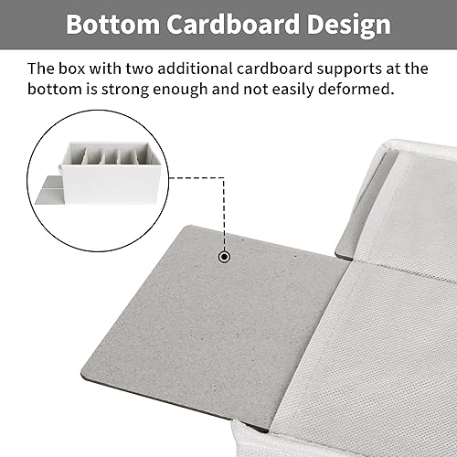 Miniatura 6 de GRANNY SAYS Organizador de cajones para ropa, organizador de ropa de armario, organizador de ropa de 5 rejillas para ropa plegada, organizador de