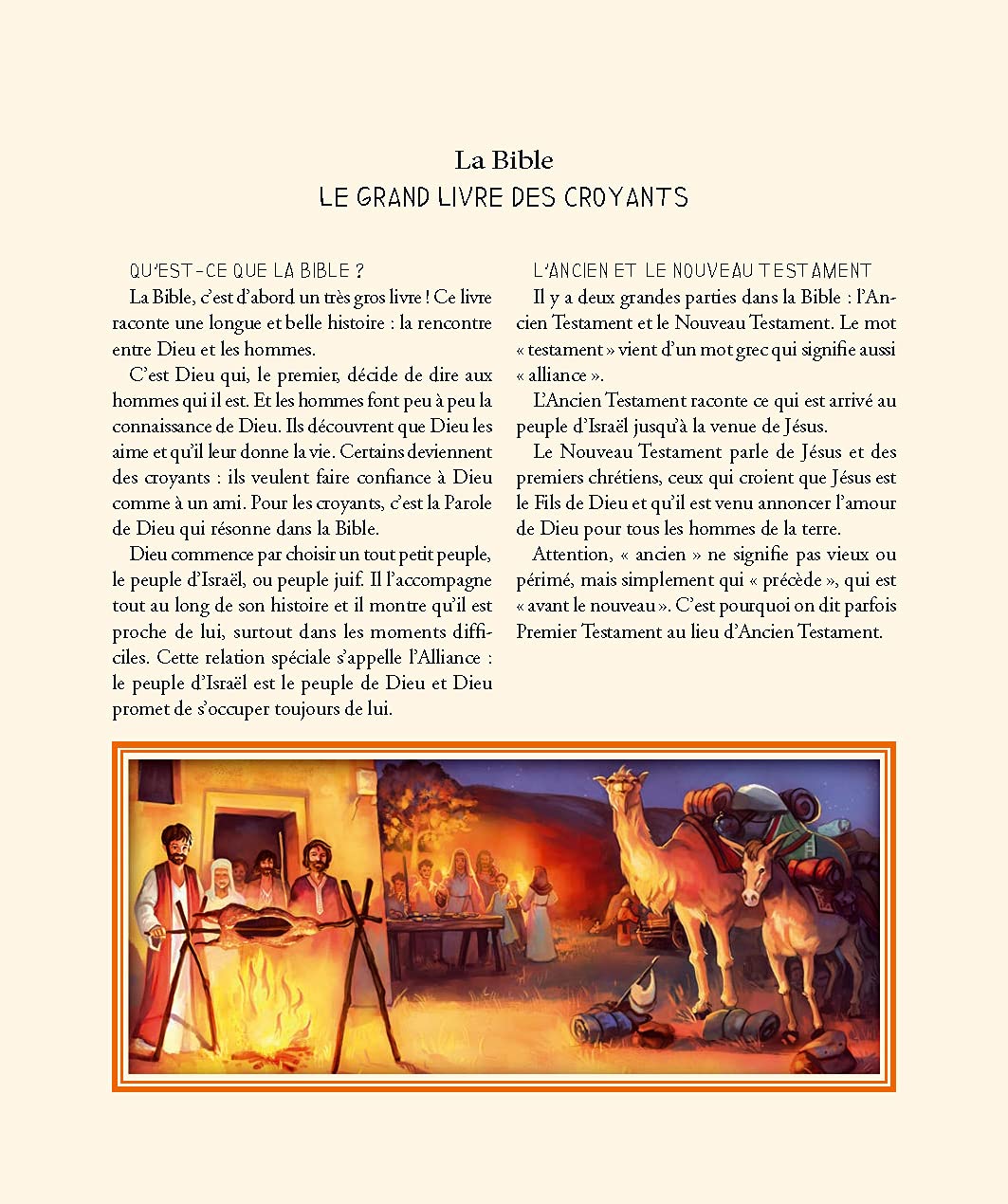 La Bible illustrée (couleur de couverture varié)