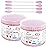 HOMEFOX XL Pink Thick Cotton Swabs Pointed Precision - 500 Count Extra Large - Pointy Organic Cotton Buds Double Side Tightly Wrapped Cotton Tips Paper Stick Cruelty-Free, XL Pointy & Round Pink