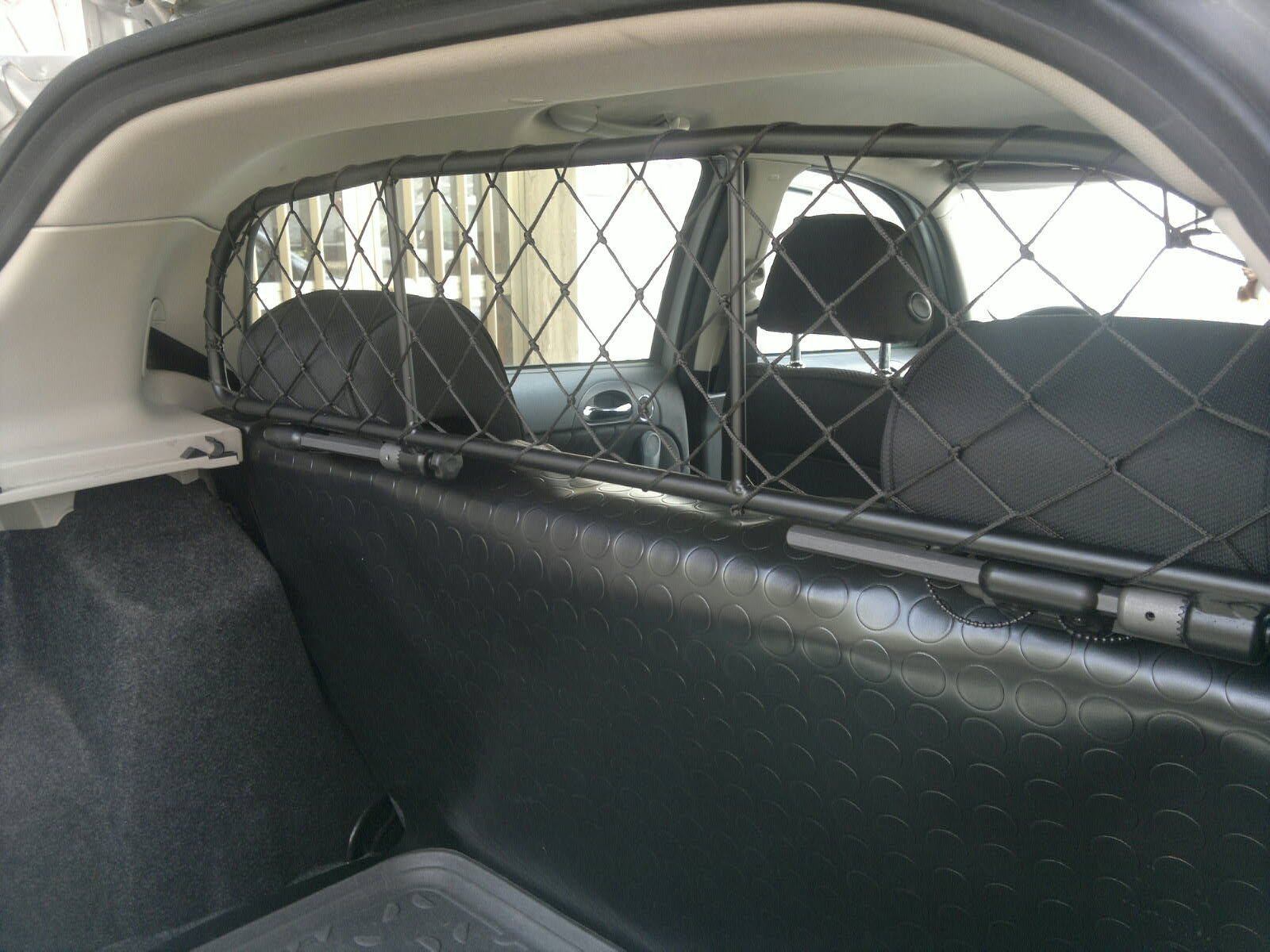 ERGOTECH Divisorio Griglia Rete Divisoria per Alfa Romeo 147, RDA65-XXS, per Trasporto Cani e Bagagli