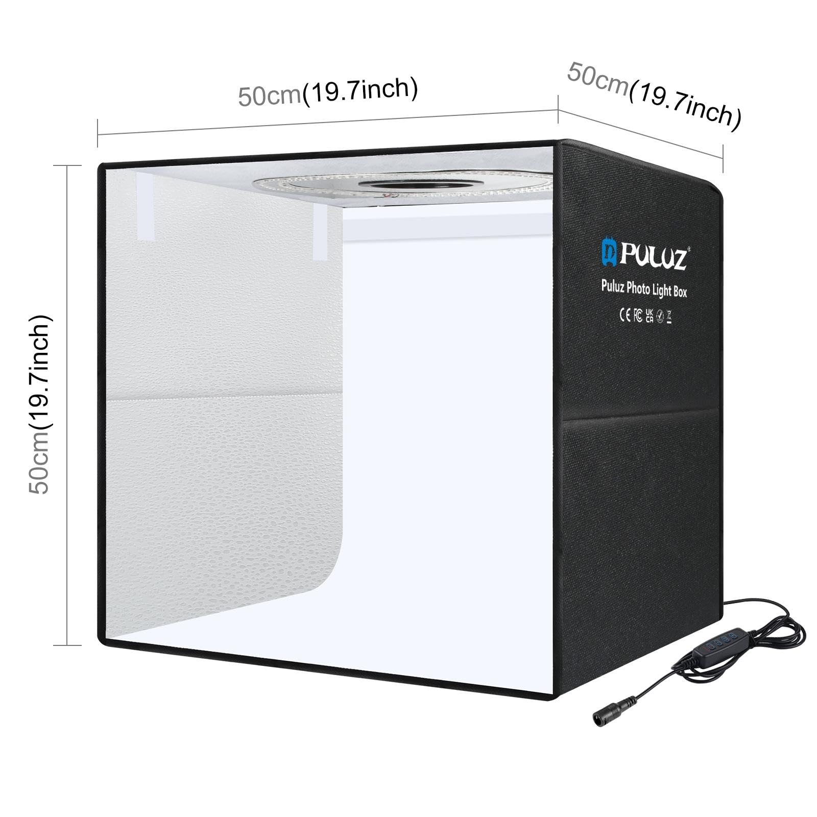 Amazon | PULUZ 50cm撮影ボックス、ポータブル簡易スタジオ商品撮影用