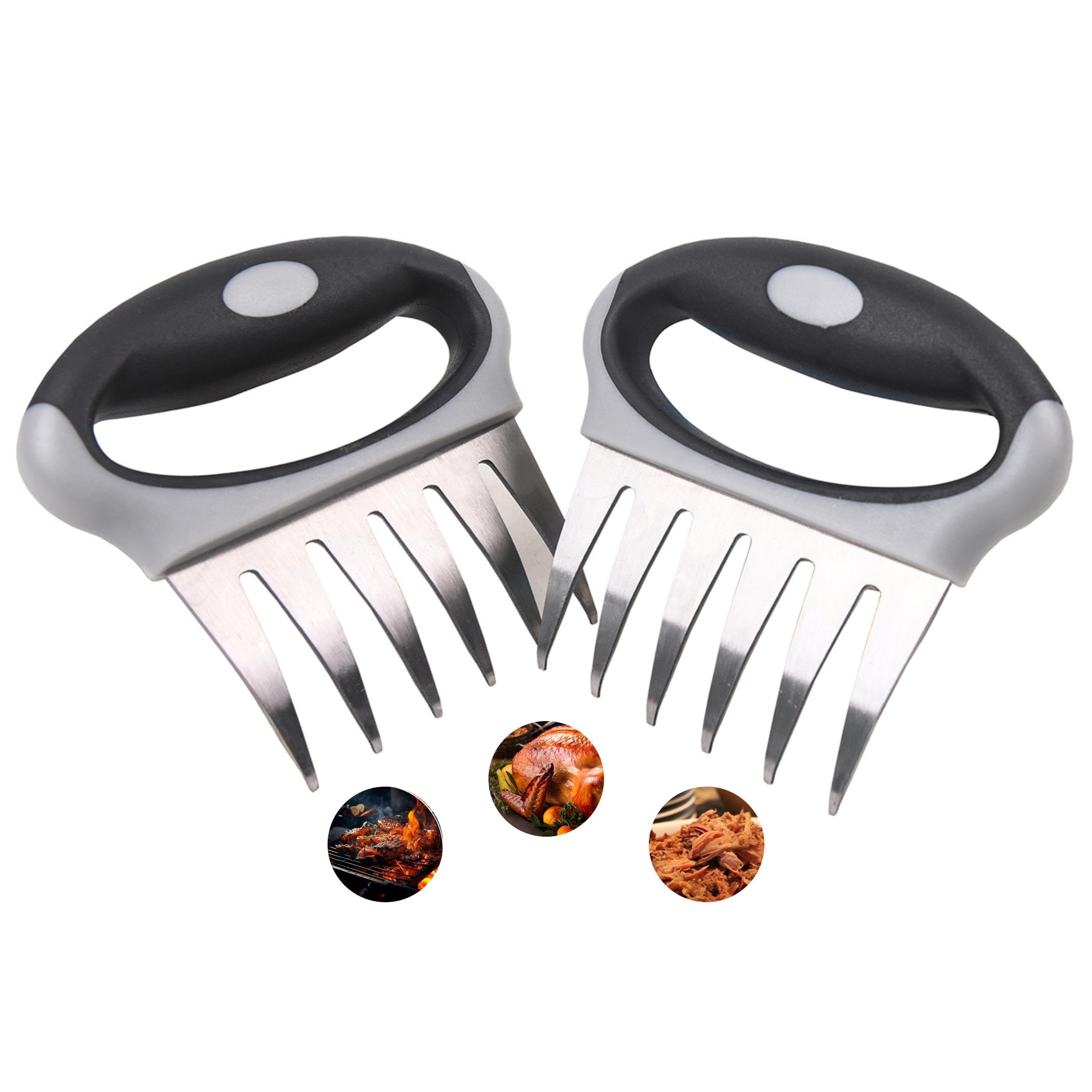 Alpha Grillers Artigli Per Carne - Set Di 2, Strumento Per Tritare E Sfilacciare Carne (Maiale, Pollo, Manzo)