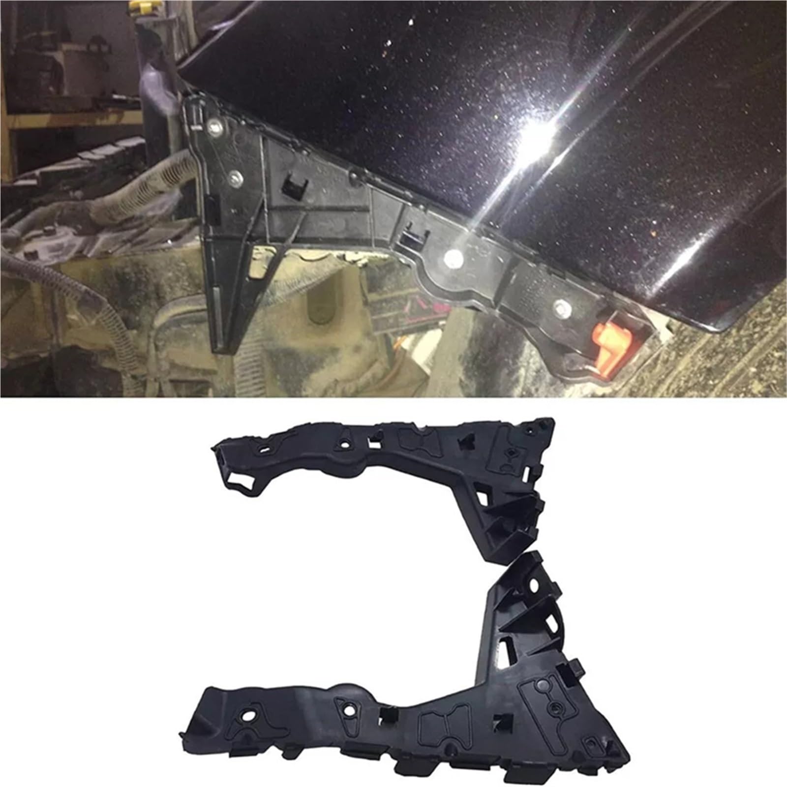 Uchwyt zderzaka dla Opel Astra-H 2004 2005 2006 2007 2008 2009 2010 2 szt. Przedni zderzak spojler samochodowy uchwyt na zatrzask