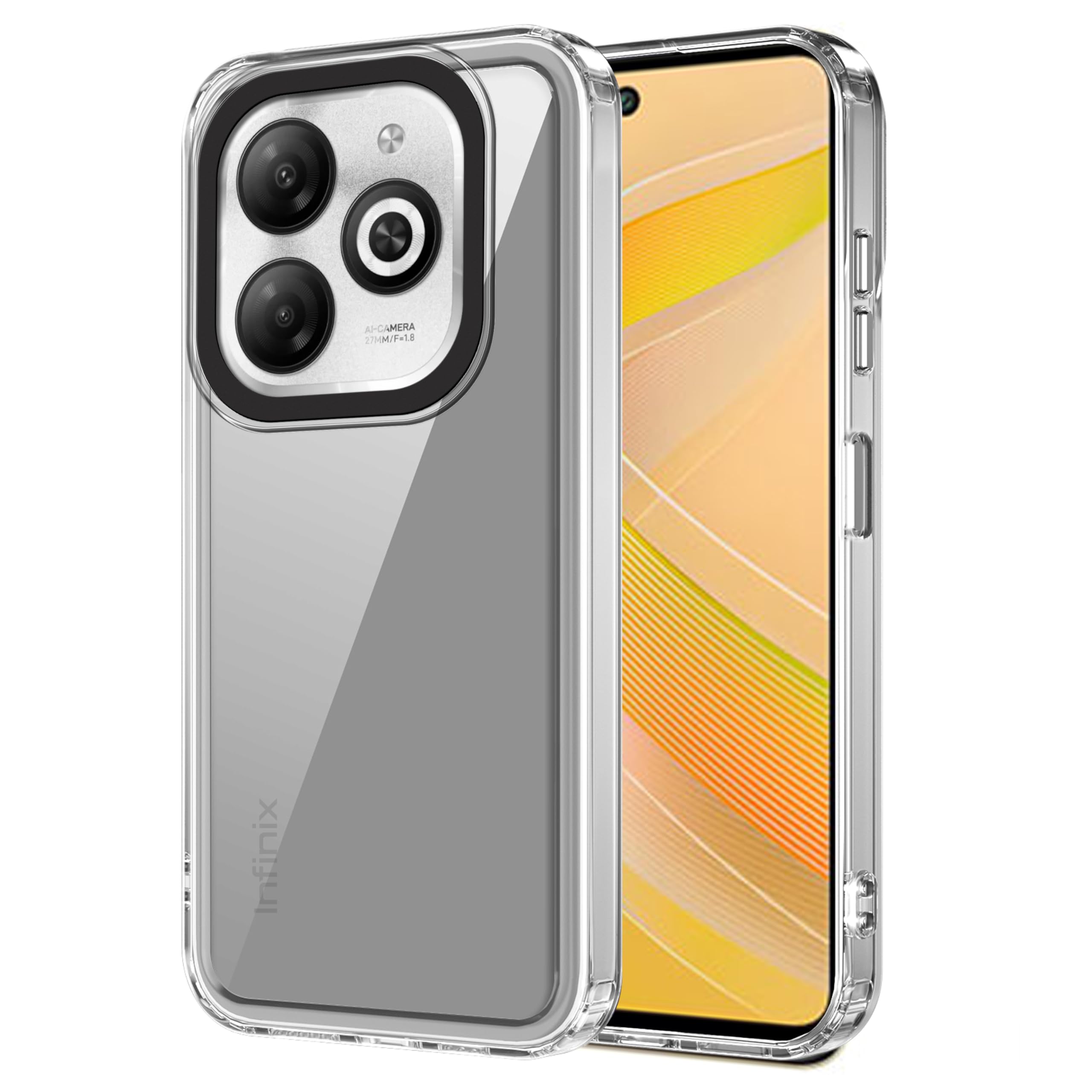 Amazon Basics Back Case Cover for Infinix Smart 8 (TPU + PC_Transparent) (B0CSP8NPX8) Amazon Price History, Amazon Price Tracker