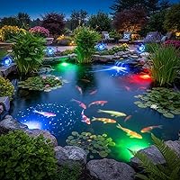 Vista 5 de HALF OFF PONDS LumiNight Iluminación para estanques y paisajes - Luz LED de roca de 1,5 vatios