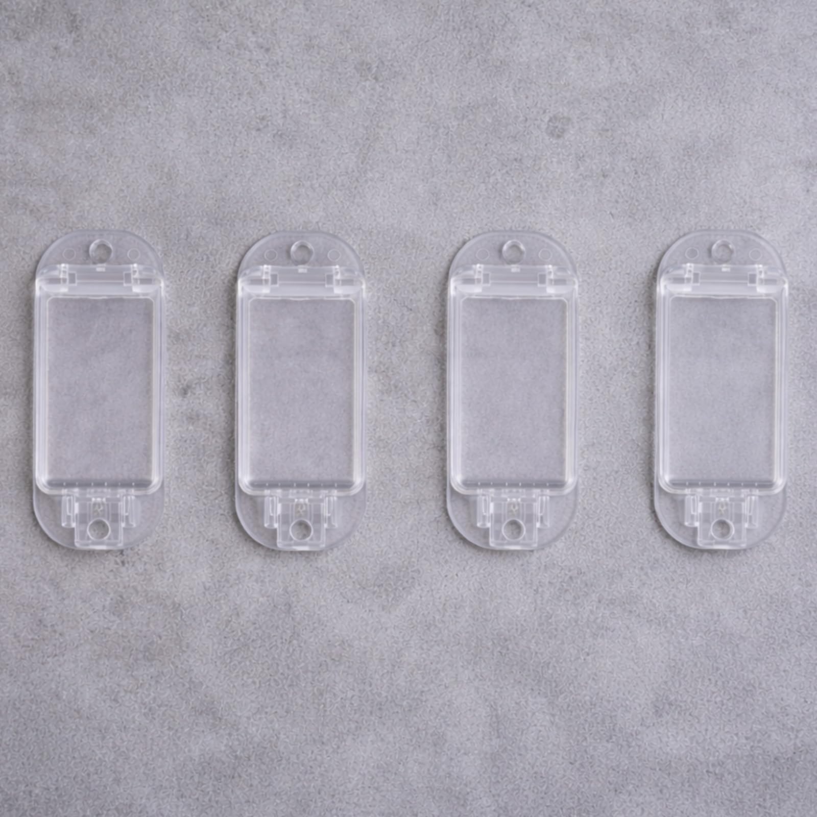 Penitue 4pcs Light Switch Guard Cover, Child Proof Rocker Switch Protector with Screws Baby Safety Lock Cover Plate for Home Office Living Room Light Switches to Avoid Accidentally Turned On or Off - 4