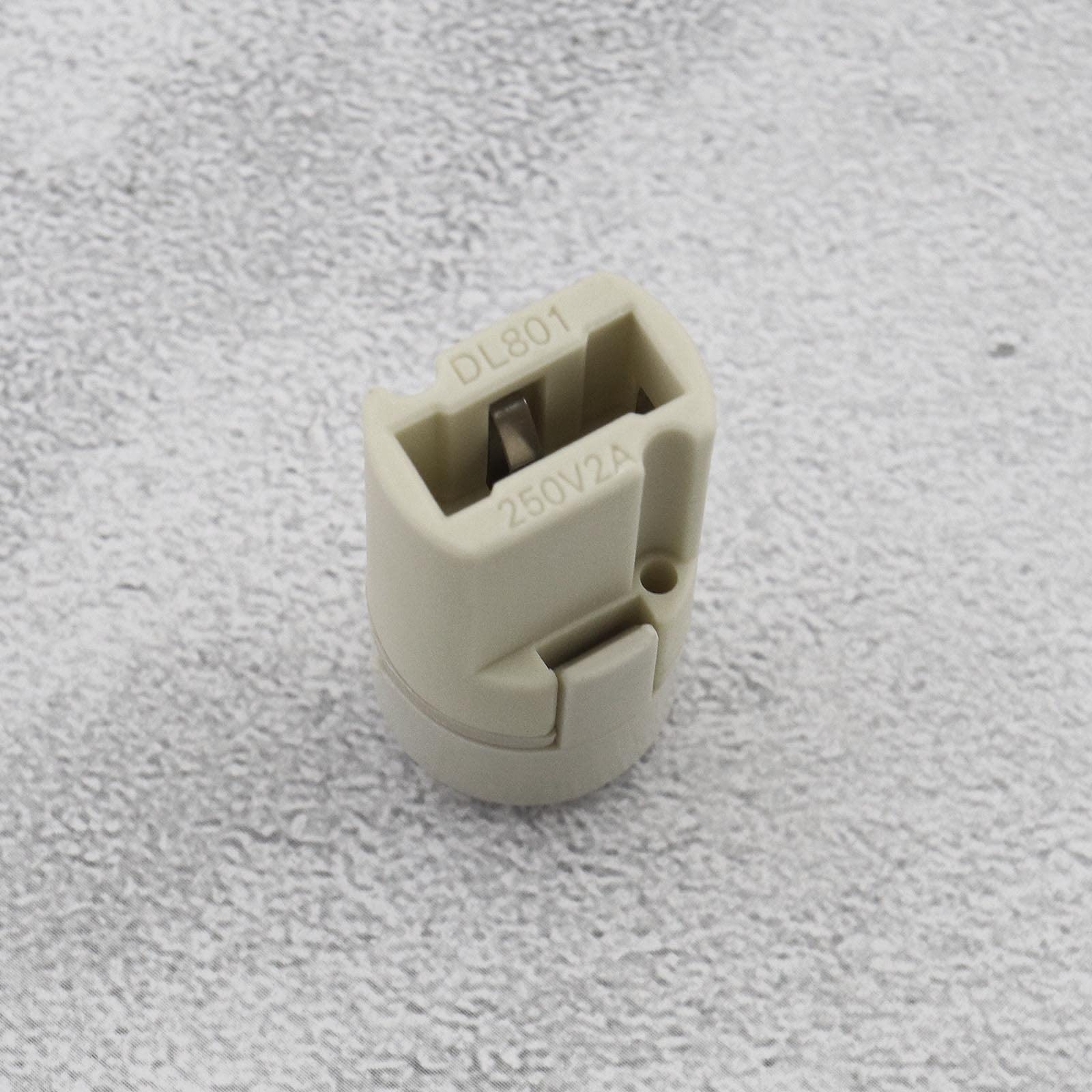 6 soportes de lámpara G9 sin llave de cerámica halógena con cubierta trasera para bombilla G9, bases de lámpara de cerámica, conector de enchufe, piezas de montaje de luz