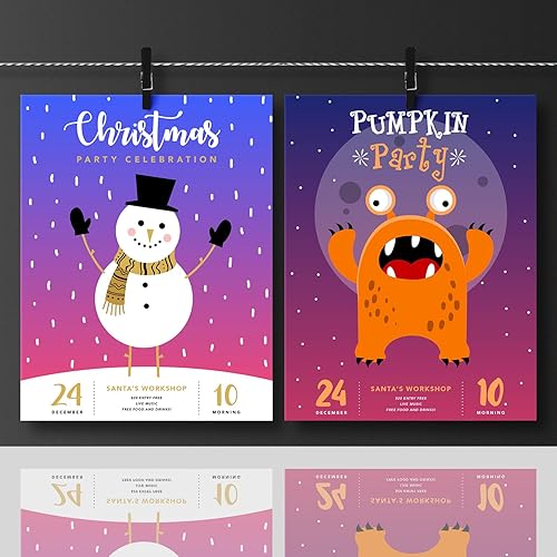 Miniatura 2 de Cartulina blanca de 11 x 17 pulgadas, cubierta pesada de 80 libras (7.62 oz/m²), acabado liso, para artes y manualidades, folletos, menús de