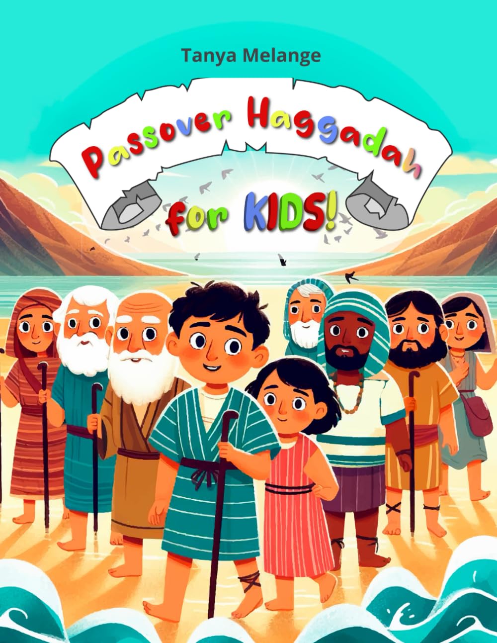 Passover Haggadah for KIDS!: Seder Service For Children Illustrated & Colored