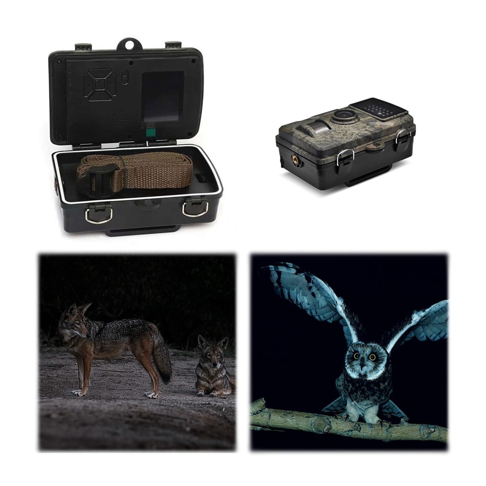 Cámara Vida Silvestre Cámara De Rastreo For Caza Seguridad Visión Nocturna Infrarroja Impermeable Observación Animales For Vida Silvestre Al Aire Libre Monitoreo Confiable Preciso