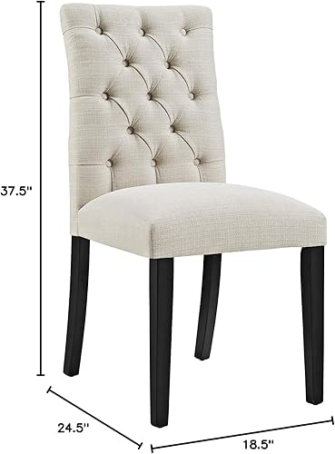 Miniatura 2 de Modway Juego de 4 sillas de comedor, 4 unidades, color beige