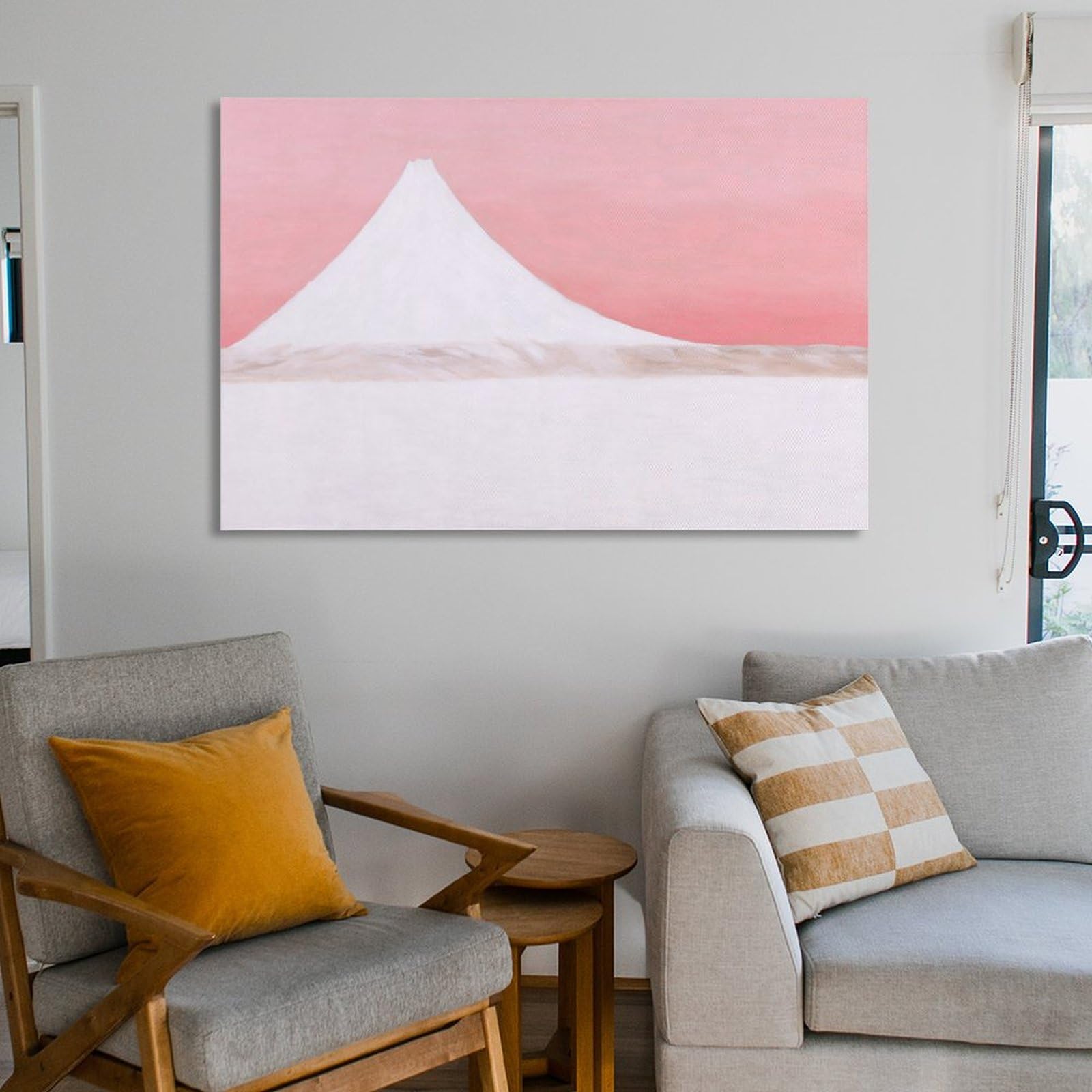 Amazon.com: Georgia·O'Keeffe Poster Pirnt Untitled (Mt. Fuji),1960