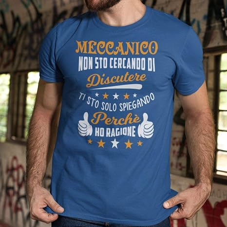 Vulfire T Shirt Meccanico Uomo, T Shirt Uomo Divertenti, Maglia Meccanico,  Magliette da Lavoro, Maglietta Uomo Non STO Cercando di Discutere :  Amazon.it: Abbigliamento