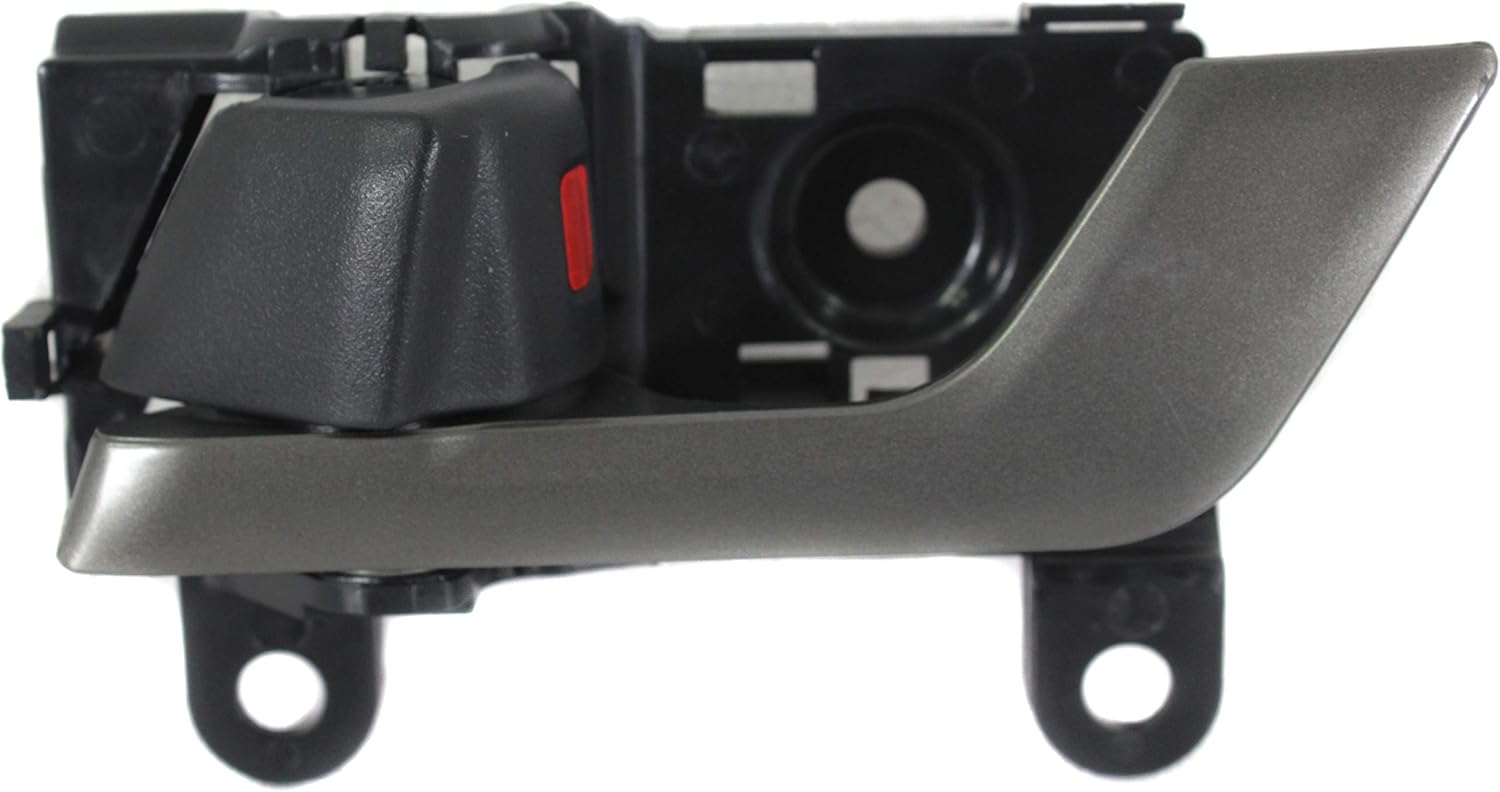 Go-Parts - Front Interior Door Handle for 2008-2013 Toyota Highlander, Left (Driver), Inside, Metallic Trim, Also Fits Rear, Replacement 2009 2010 2011 2012