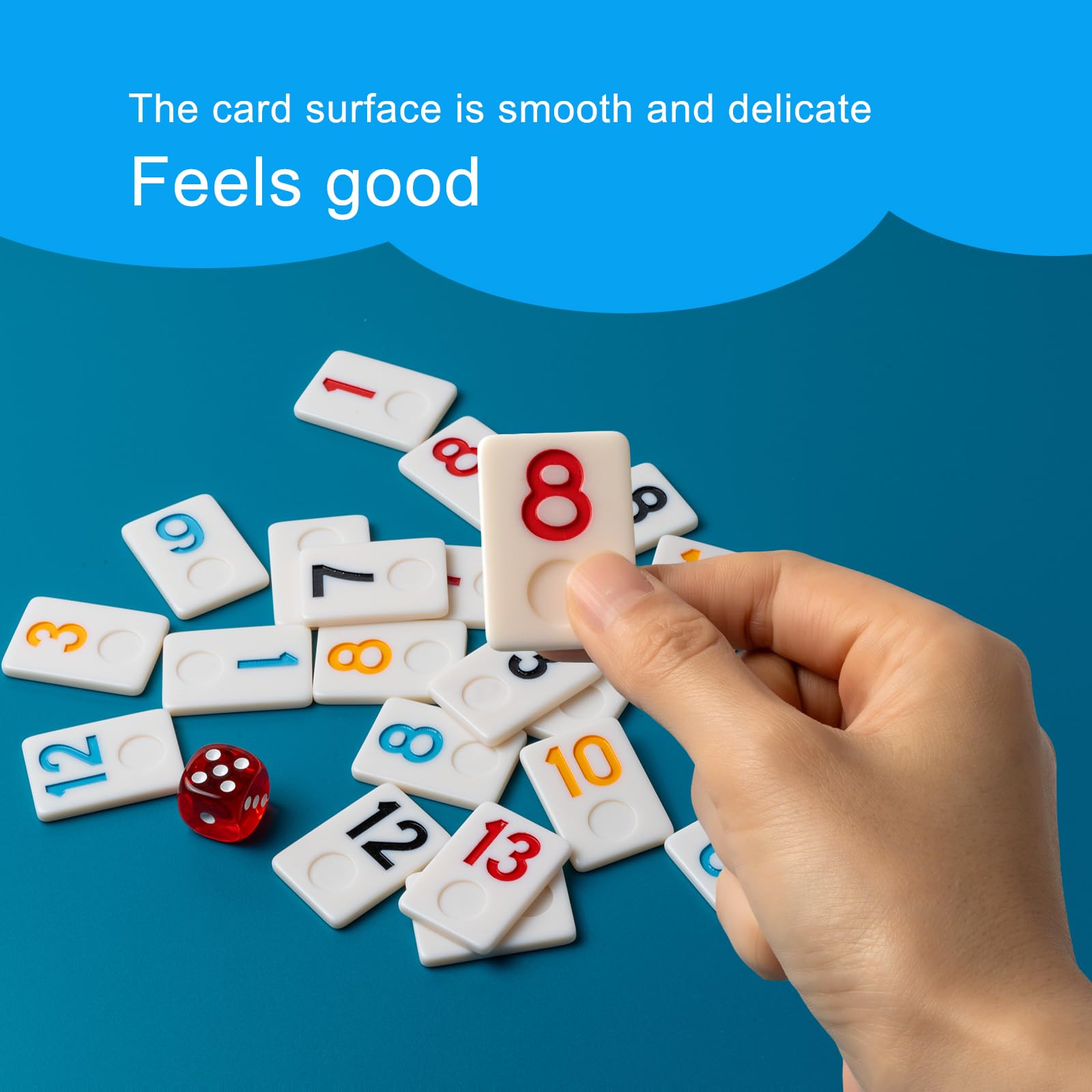 RUMMY 3点ダイニングセットNo.2607● ※現金、クレジット、スマホ決済対応 Amazon.com: AEEMISEI 6-8 Players Rummy Cube Game with 8 Wooden