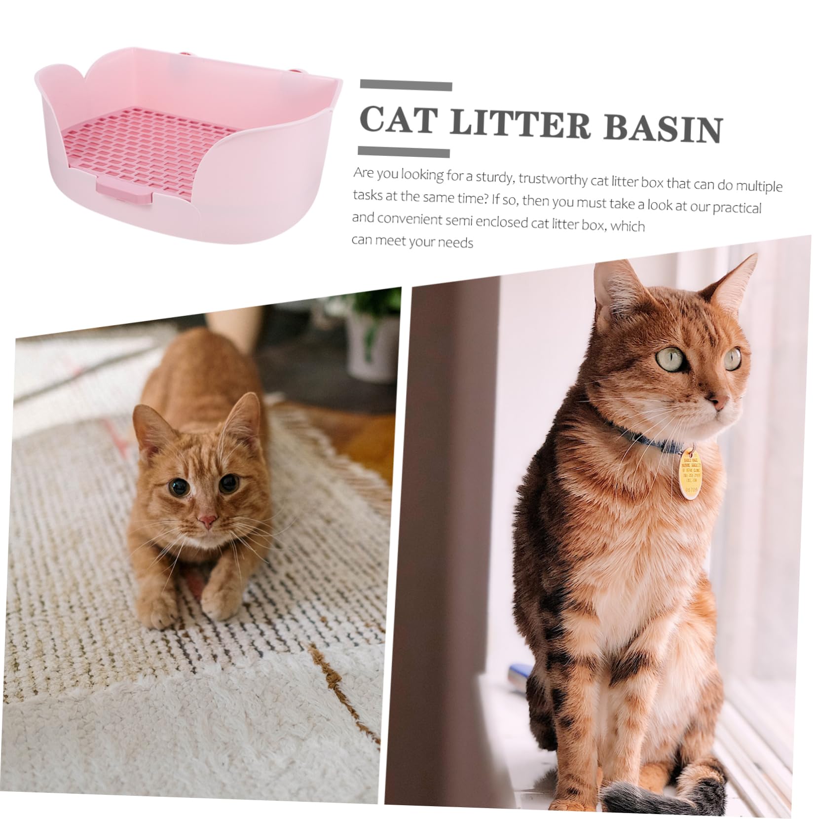 BESTonZON Lettiera per Animali per Conigli e Cavia Design Adatta e Ufficio per Addestramento e Comfort