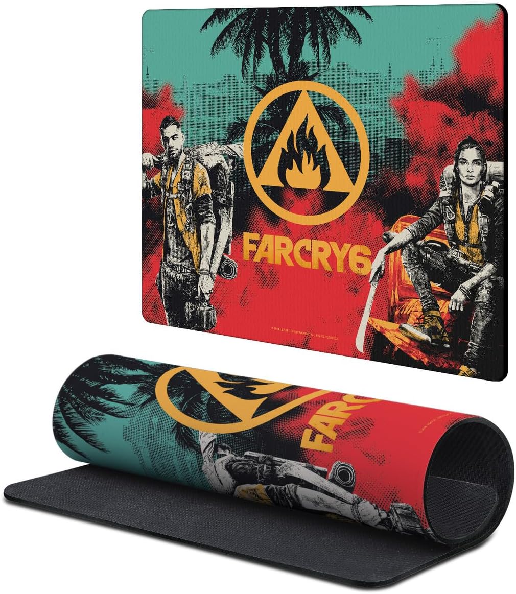 Head Case Designs Officially Licensed Far Cry Dani Rojas Logo 6 Graphics 9.84 x 11.81 x 0.12 inches (250 x 300 mm) - S Gaming Office Desk PC Keyboard Mouse Mat Pad