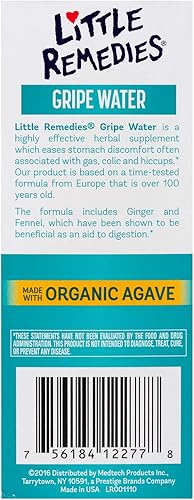 Miniatura 11 de Suplemento de hierbas Little Remedies con jengibre y hinojo, alivio suave para la incomodidad en el estómago por cólicos y hipo, sin gluten y sin