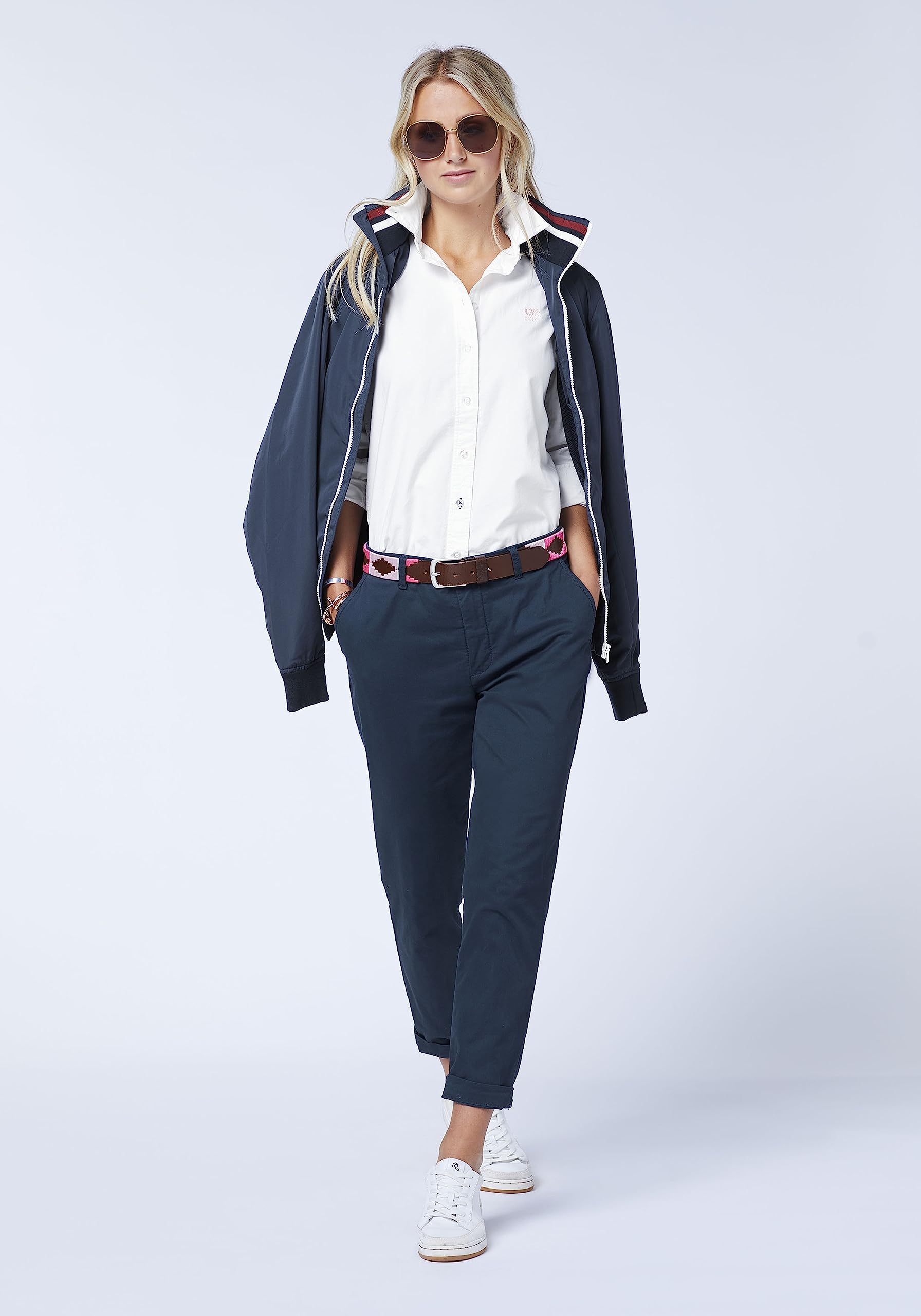 Coupe Régulière en Coton Oxford Blouse Femme
