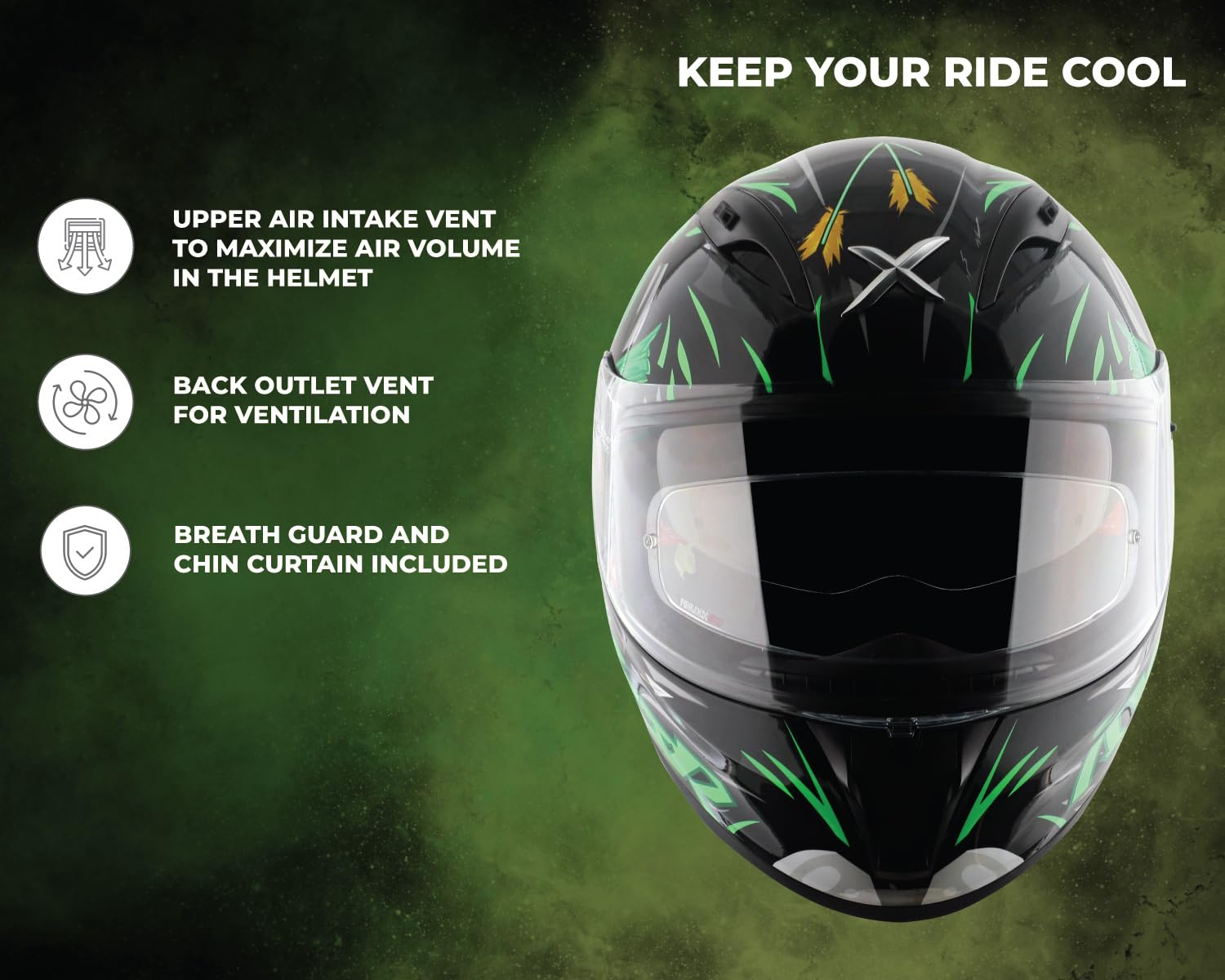 y.matsuse.724 Axor Street Zazu ISI ECE DOT Certified Full Face Dual Visor