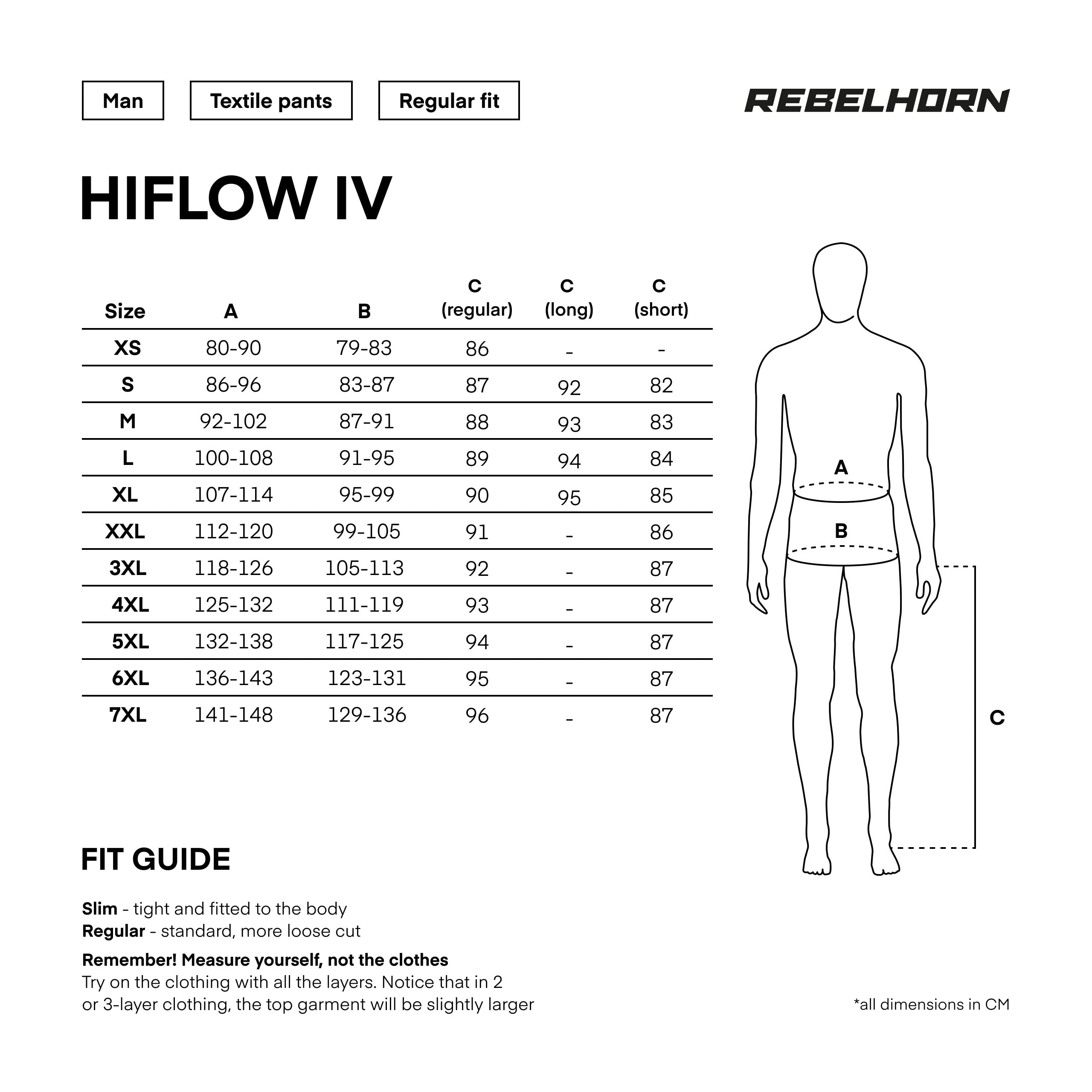 REBELHORN Hiflow IV męskie spodnie motocyklowe | zdejmowana membrana Humax | ochraniacze na kolana poziomu 2 | wstawki wentylacyjne z siateczki | zdejmowana podszewka termiczna