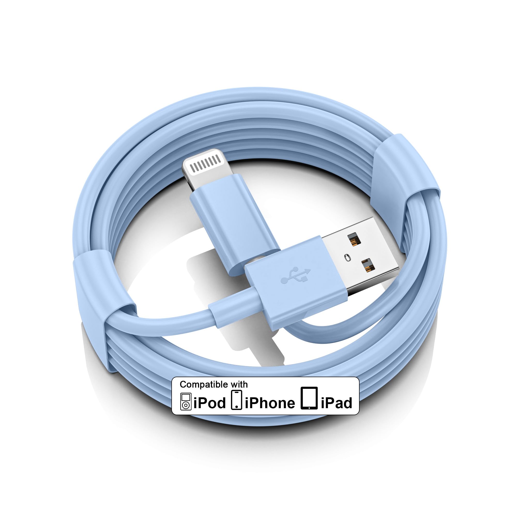 FUPYWP Car iPhone Carplay Cable, Car Charger Cord, USB A to Lightning Cable Fast Charging & Data Transfer for iPhone 14/13/12/11 Pro Max XR XS X 8 7 6