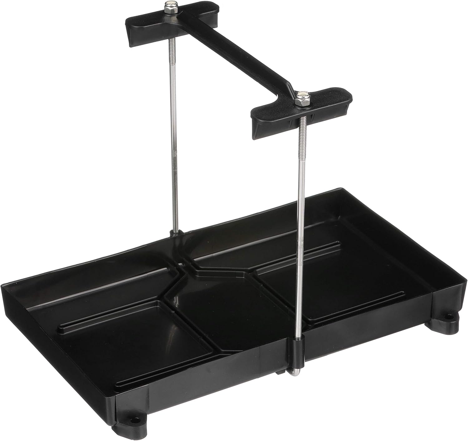 Seachoice USCG-Approved Marine Group 27 Series Hold-Down Battery Tray, Black