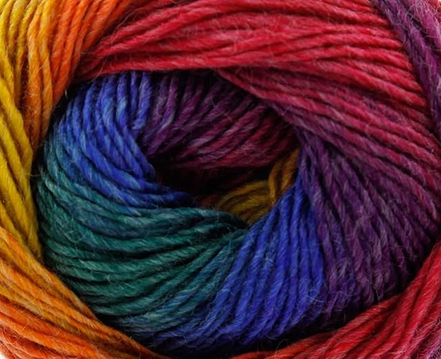 King Cole Riot DK Knitting Wool/Yarn Rainbow 1843 per 100g ball