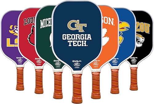 Miniatura 69 de Raqueta de pickleball colegial oficialmente licenciada - Raqueta aprobada por la Asociación de Pickleball de EE. UU. - Núcleo de nido de abeja