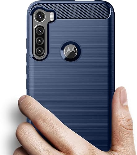 Miniatura 4 de Asuwish Funda compatible con Moto One Fusion+ Plus y protector de pantalla de vidrio templado, accesorios de celda, fundas protectoras de silicona