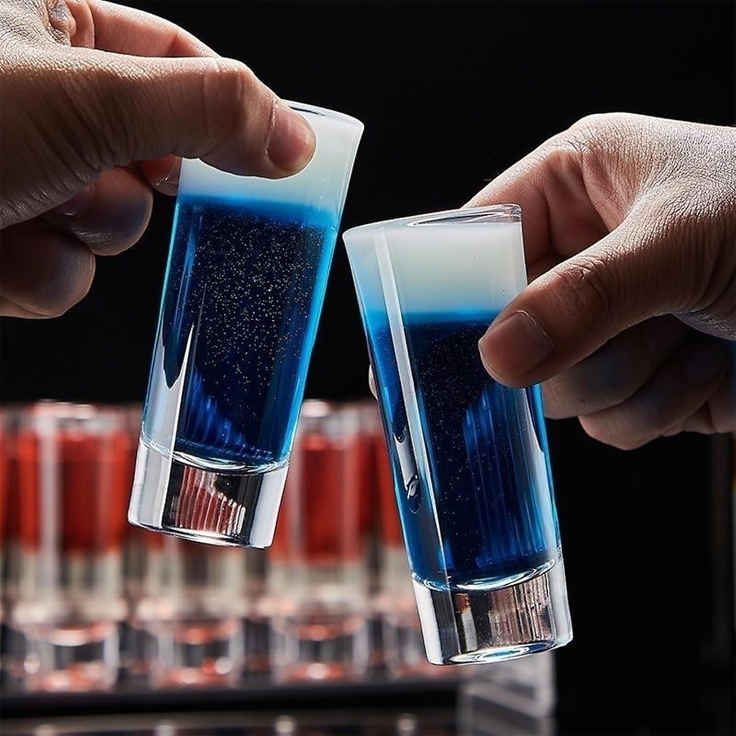 30 Pack Shot Glass Bulk Set with Heavy Base, 2 Oz Whiskey Shot Glasses, Spirits Glass, Tequila Cup Set, Small Shot Cups, Mini Drinking Cups for Vodka, Whiskey, Tequila, Espresso, Liquo - Image 6