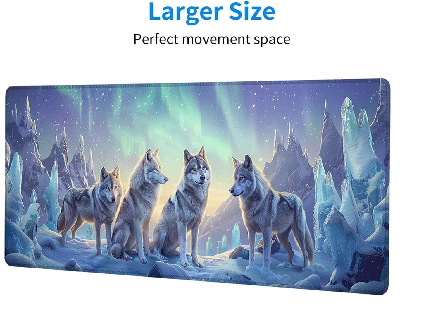 Szara podkładka pod mysz do gier, duża podkładka pod mysz XXL 1500 x 800 x 3 mm, podkładka pod mysz dla zwierząt do klawiatury i biura, z przeszytymi krawędziami i antypoślizgową podkładką pod mysz do