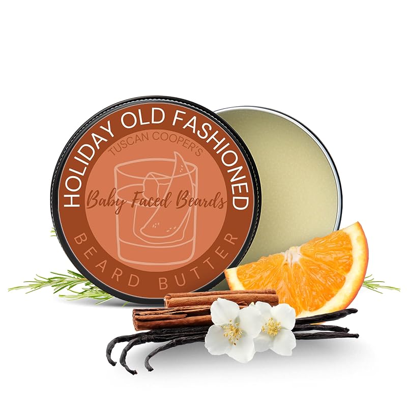 Tuscan Cooper's Baby Faced Beards Manteiga para Barba com Baunilha e Canela, 118 g