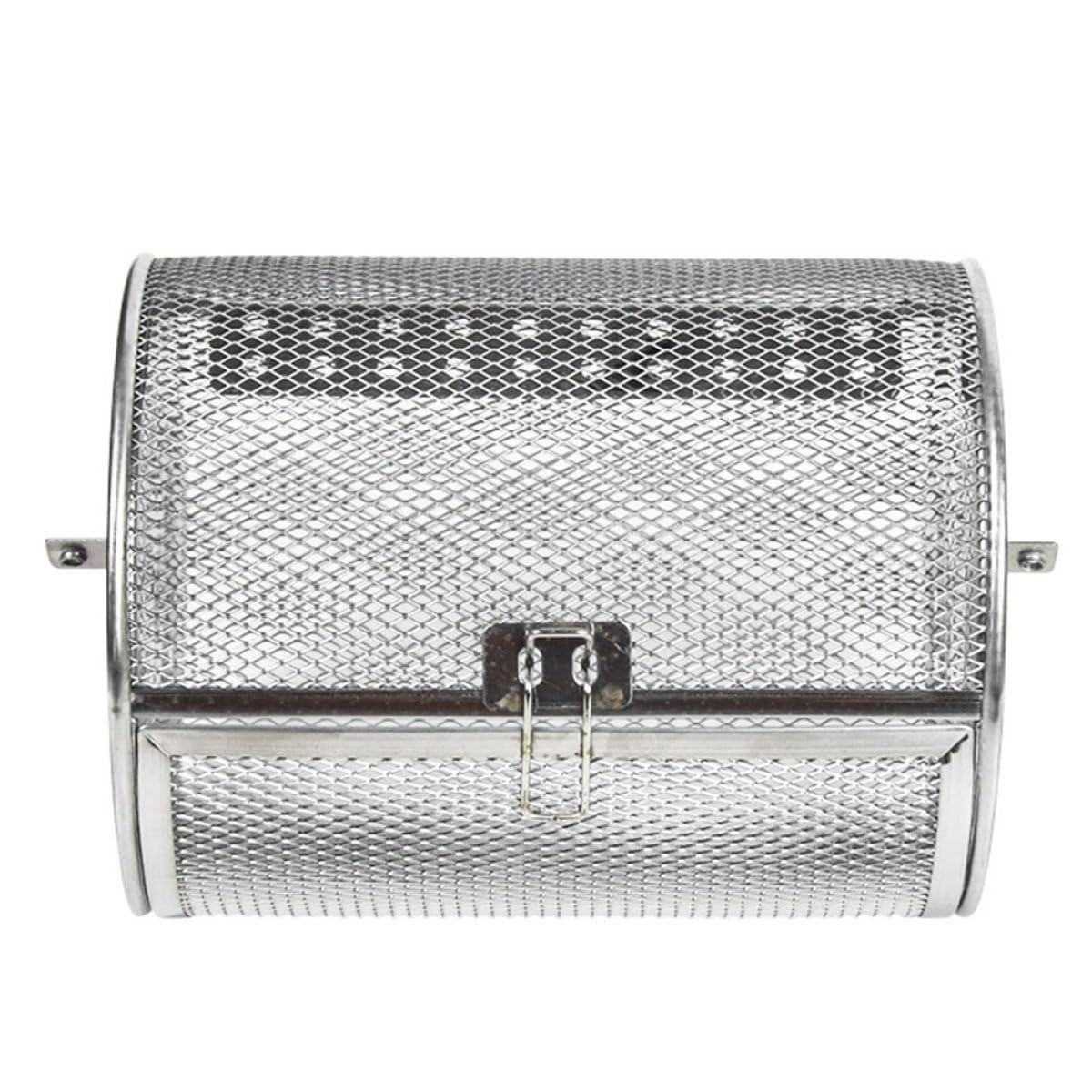 Accessoire de barbecue en acier inoxydable avec cylindre rotatif 14x23 cm
