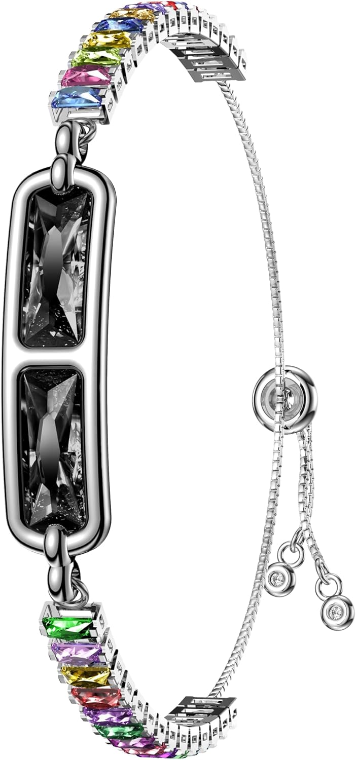 Smart Bracelet for Women Fitness Tracker Ladies Slim Thin Health Wristband Dress Diamond Dainty Activity Tracker Heart Rate Sleep Monitor Step Counter Calories Pedometer, No Subscription Fee