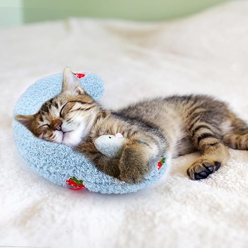 Miniatura 6 de Mity rain Almohada para perro, almohada para aliviar la ansiedad para perro, almohada calmante ultrasuave de alta densidad para aliviar las