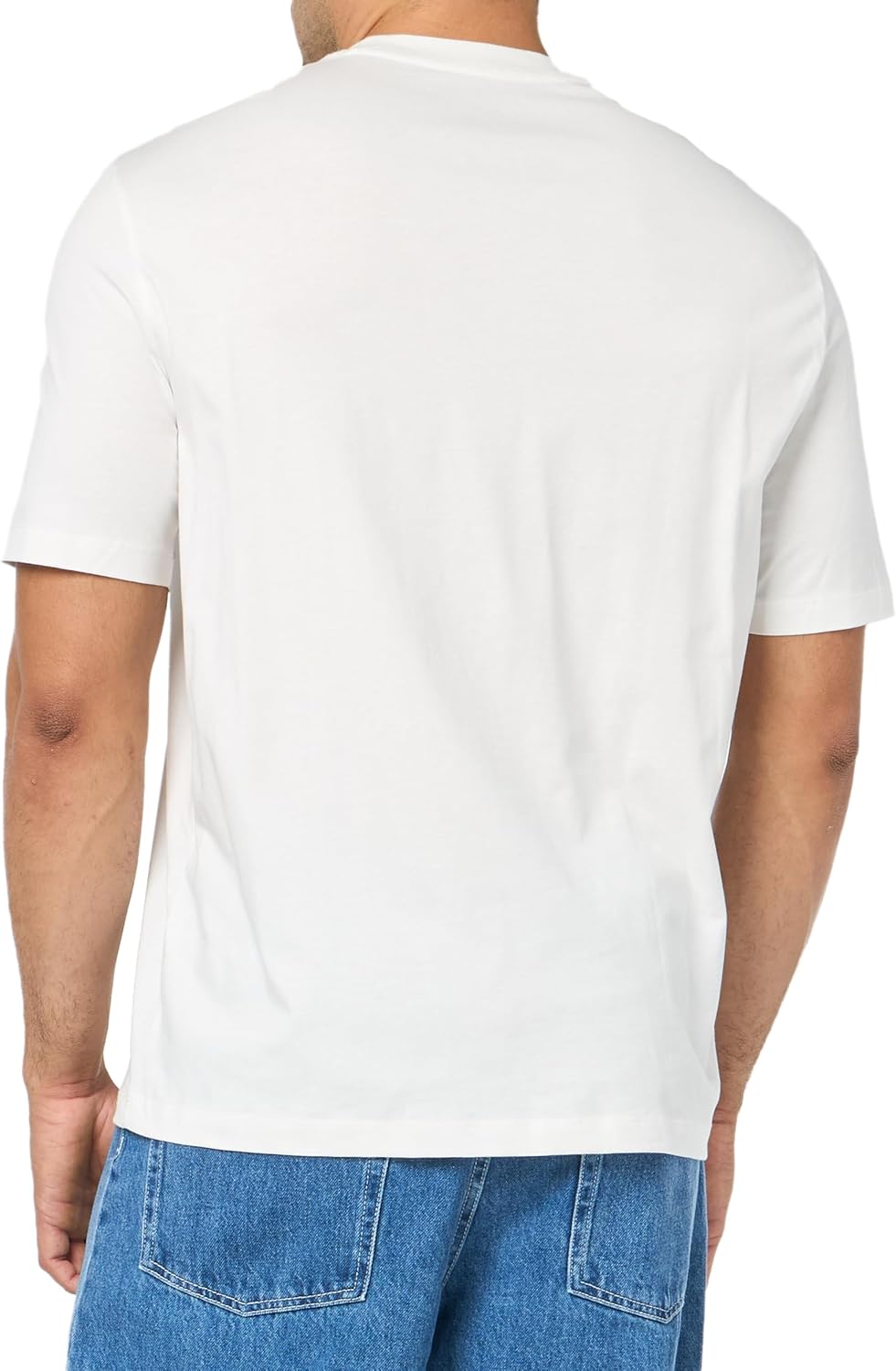 Armani Exchange Mens Line Logo Branded Short Sleeve T-Shirt - Image 3