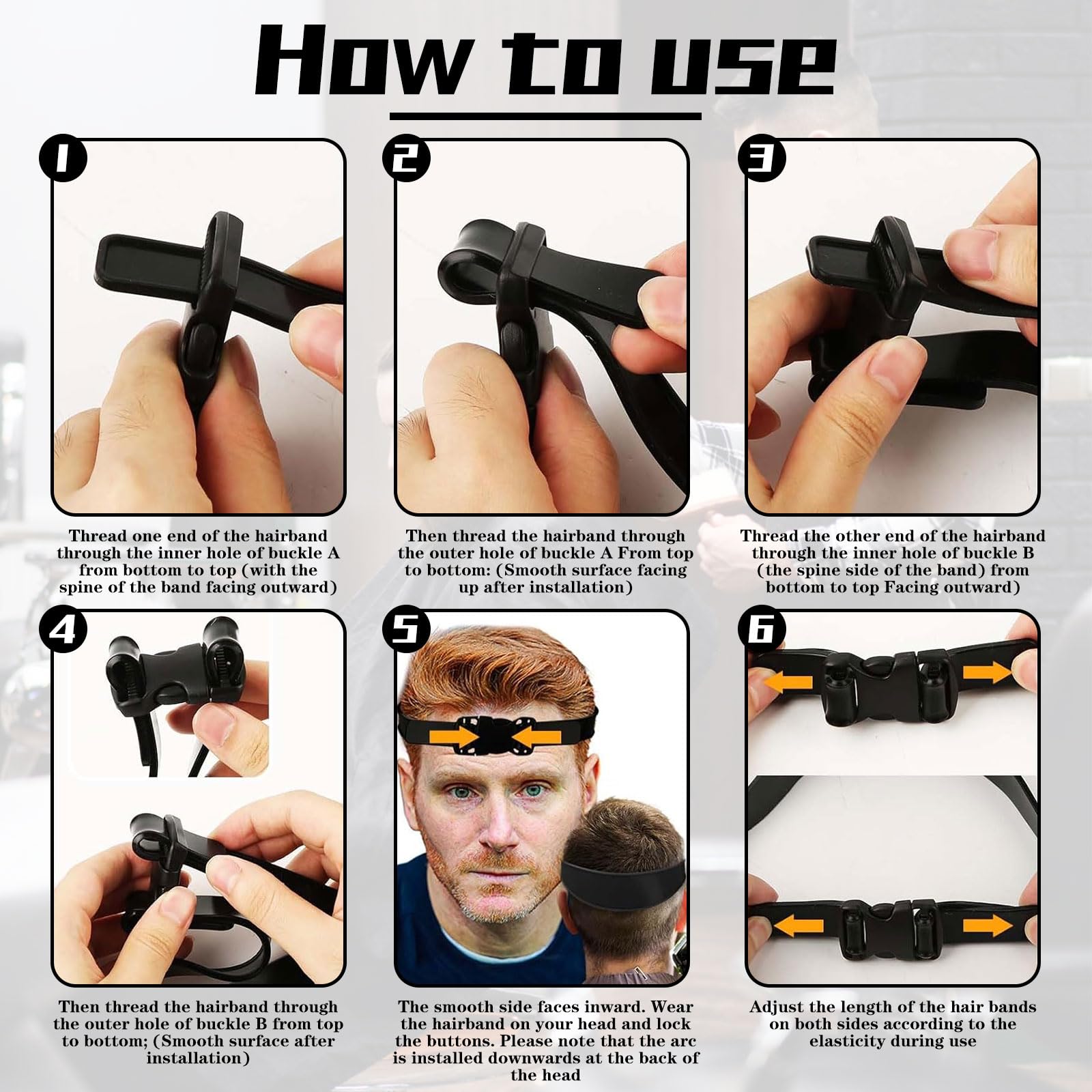Ensemble de Coupe de Cheveux Parfait - Bande de Coupe de Cheveux et Brosse à Cheveux en désordre - Ciseaux de Coiffeur Pratiques pour Professionnels et Amateurs