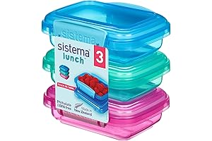 Sistema Klip It Collection Food Storage Containers, 3-Pack