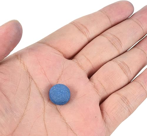 Miniatura 4 de PATIKIL Juego de puntas de taco de piscina de 0512in 20 pares de puntas de taco de billar de repuesto compatibles con casquillos de billar azul y