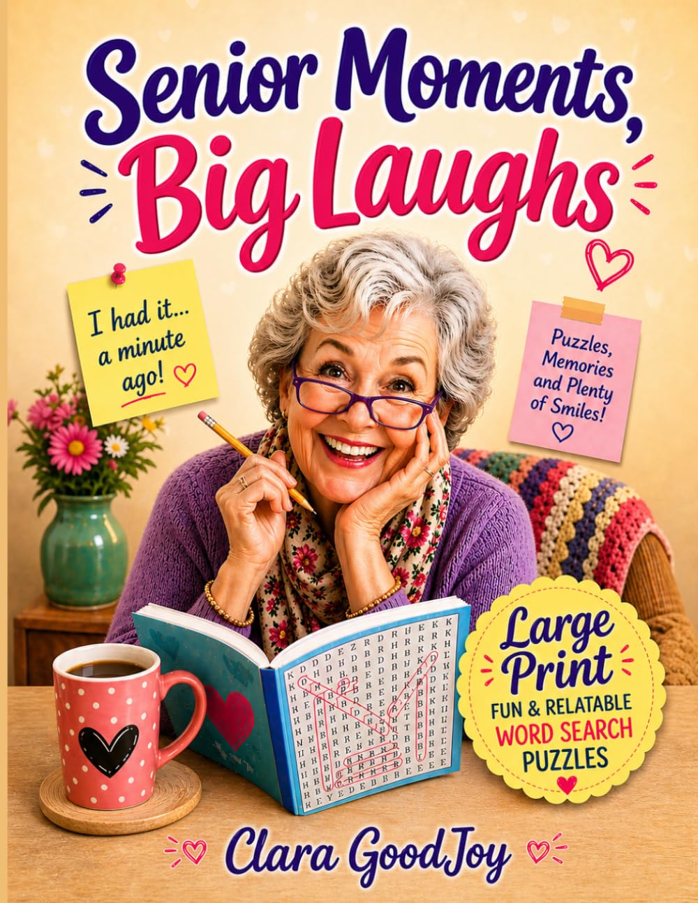 Senior Moments, Big Laughs: Large Print Fun and Relateable Word Search for Seniors
