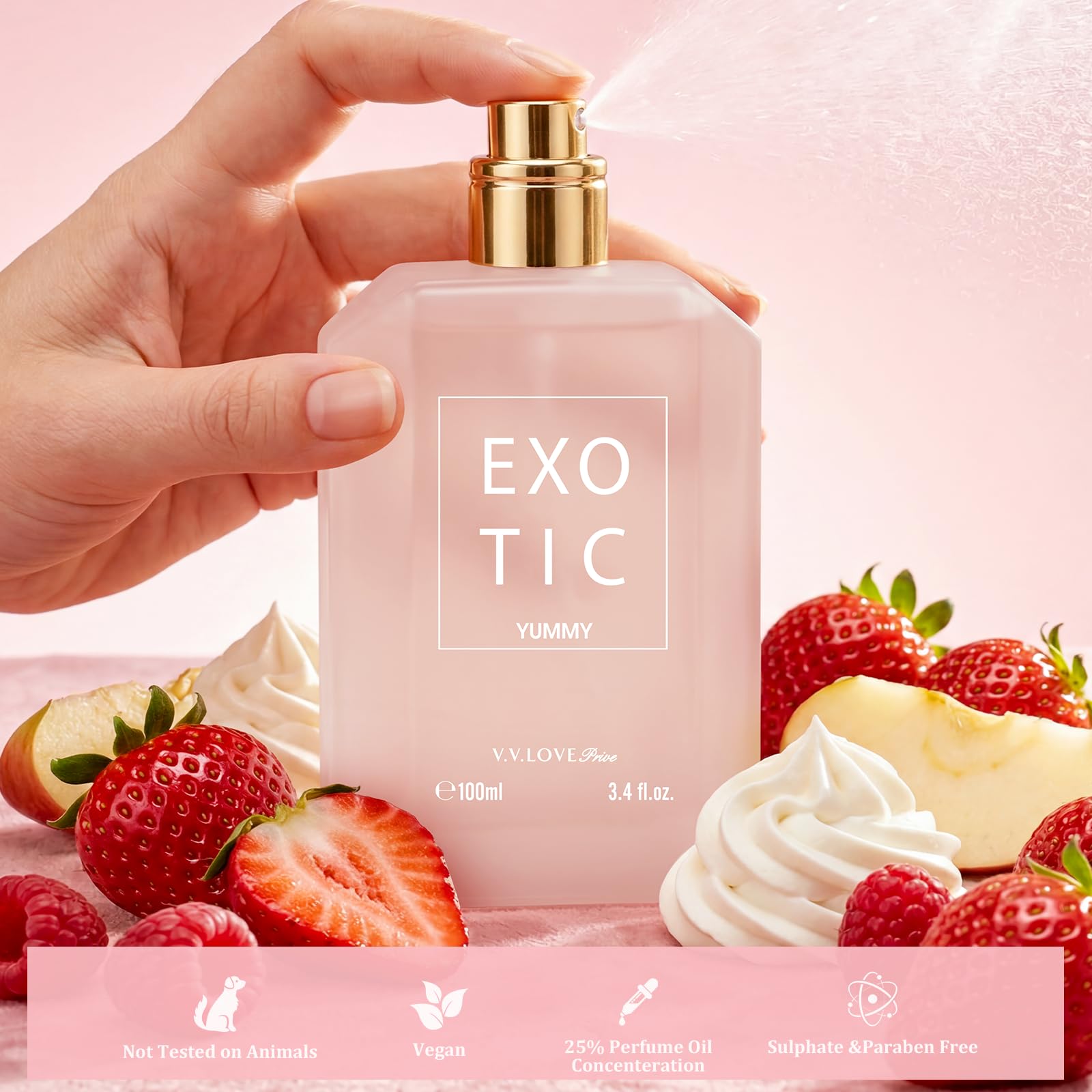 Amazon.com : V.V.LOVE prive YUMMY Eau de Parfum - Sweet and Warm