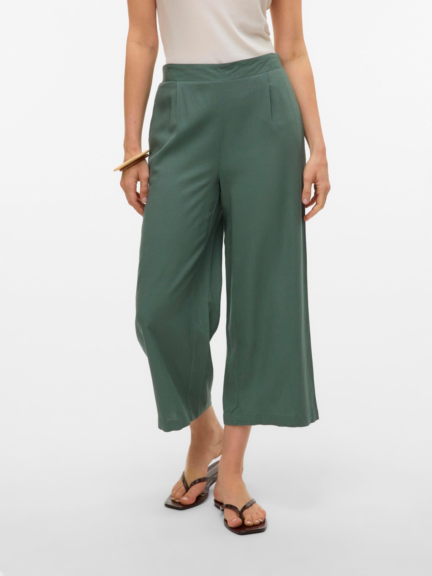 VERO MODA Female Culotte VMMYMILO Hohe Taille Hose