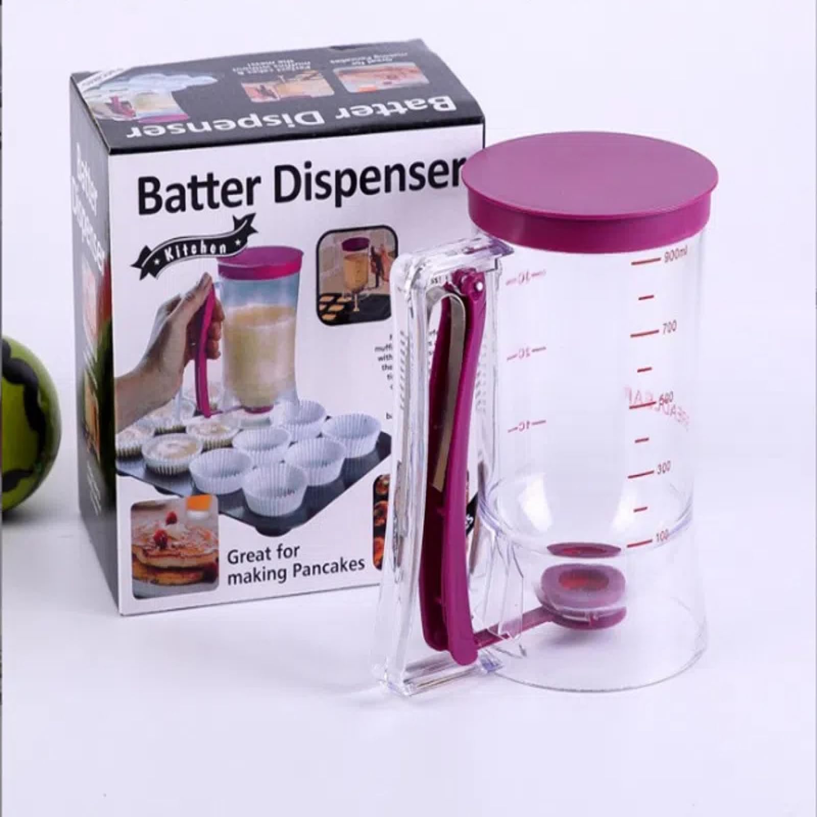 Batter Separator Handheld Funnel Dispenser with Graduated CupBaking Dispenser Leaker DIY Tools