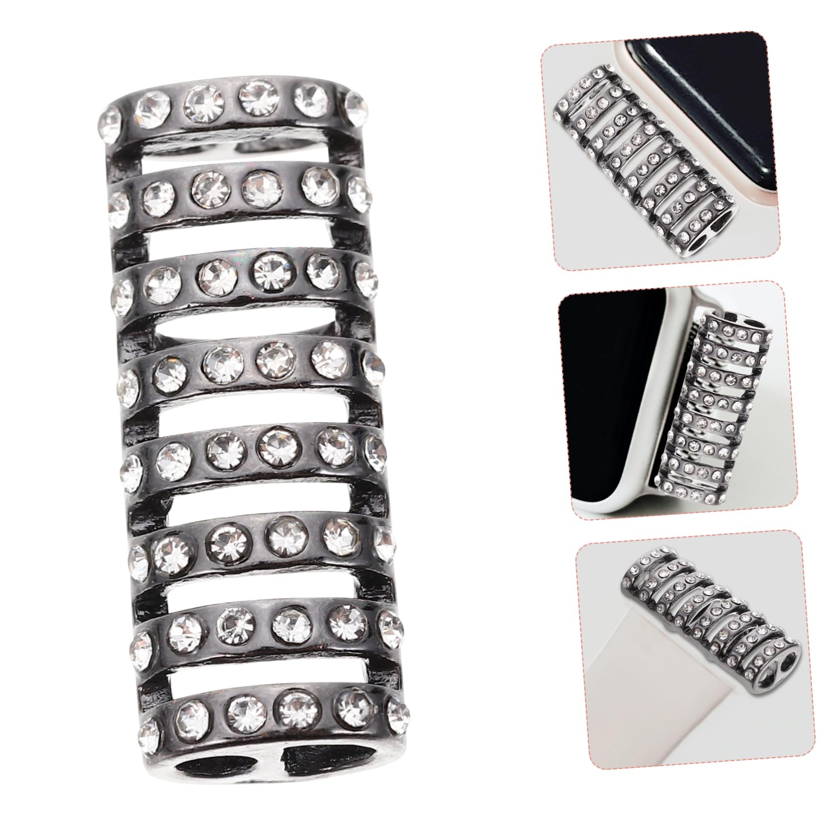HEMOTON 50 Pcs Sangle Connecteur Bracelet De Montre Adaptateur Remplaçable Montre Connecteur Montres Montre Ceinture Connecteur Montre Adaptateur Délicat Bracelet Adaptateur Anneau