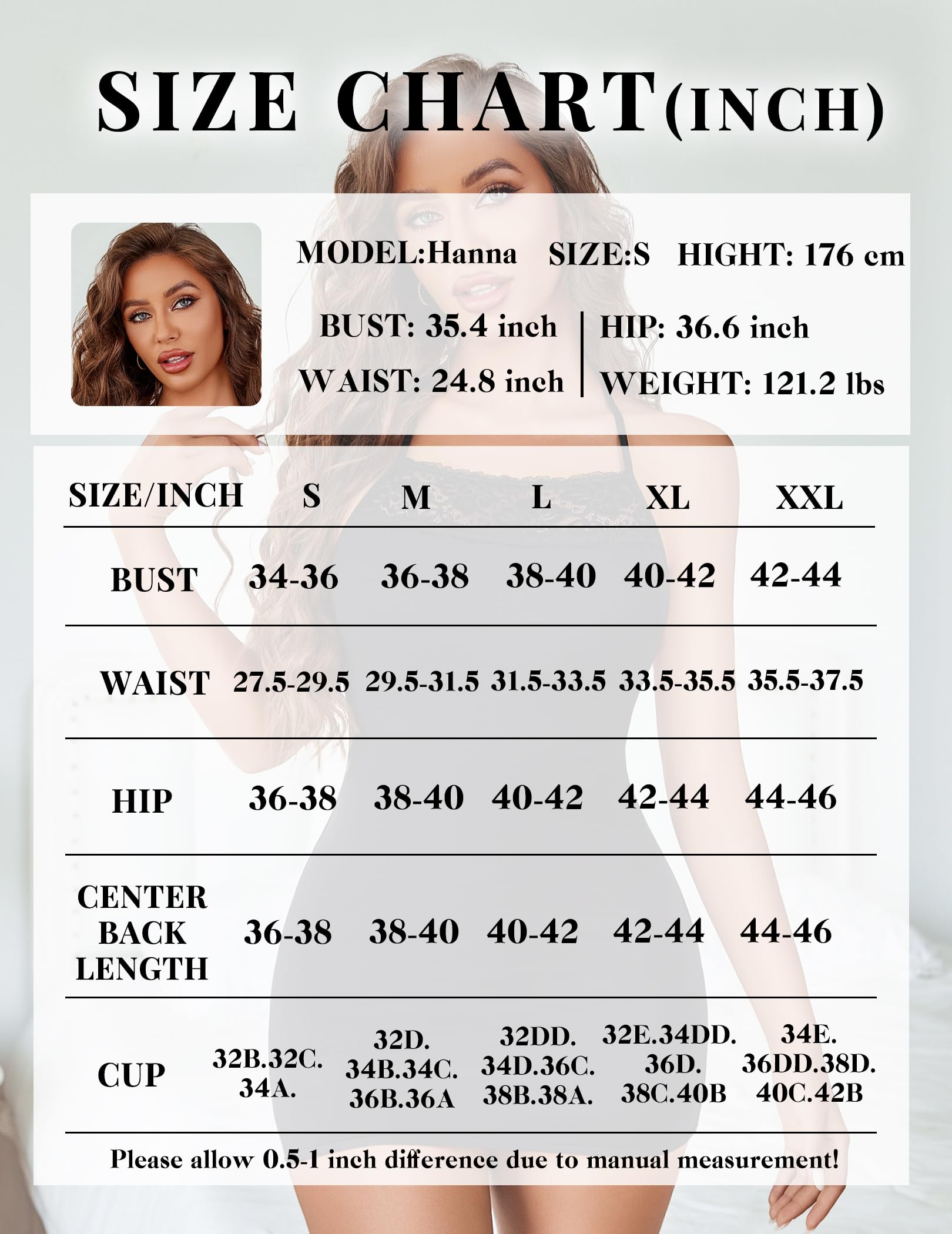 Avidlove Women's Lingerie Sexy Bodycon Nightgown Lace Neckline Babydoll Chemise Cotton Sleepwear Halter Dress Slip S-XXL