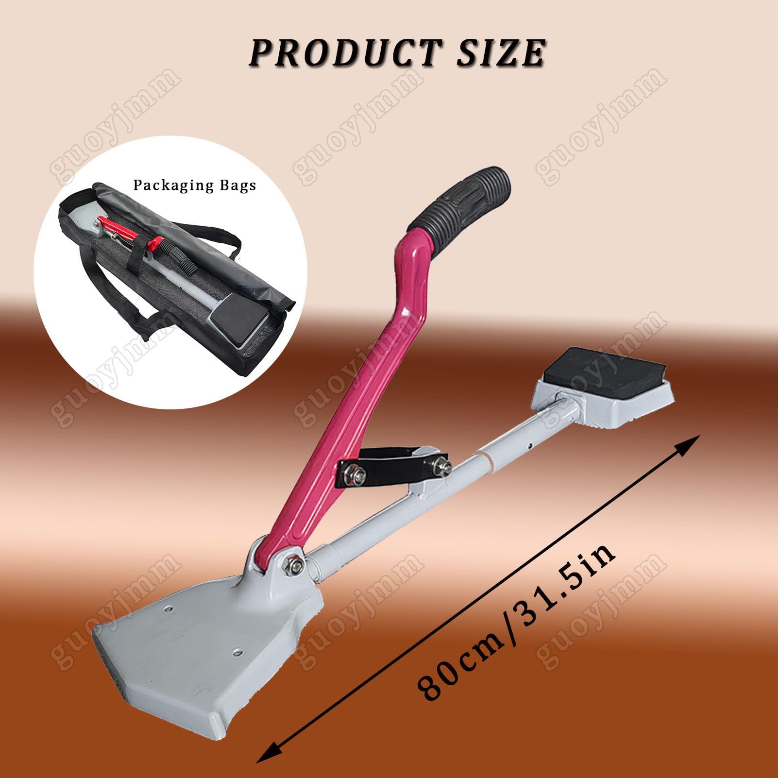Kit d'outils d'étirement de tapis, outil professionnel d'installation de tapis, design sans genou pour la maison, le bureau, l'hôtel