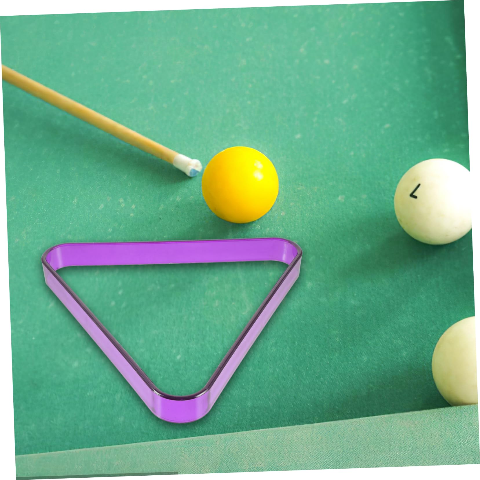 VANZACK Billiard Triangle Rack Durable Billiards Frame for Pool Balls for Home Pub Use for Games and Tournaments Stabilizes Balls for Snooker and Pool