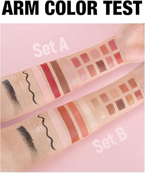 Makeup Starter Kit, Full Cosmetic Set Women, 11-Piece Beginner Beauty, Pink, with Eyeshadow Palette, Lipstick, Mascara, Concealer for Girls, Teens, Parties, Collection Empowers