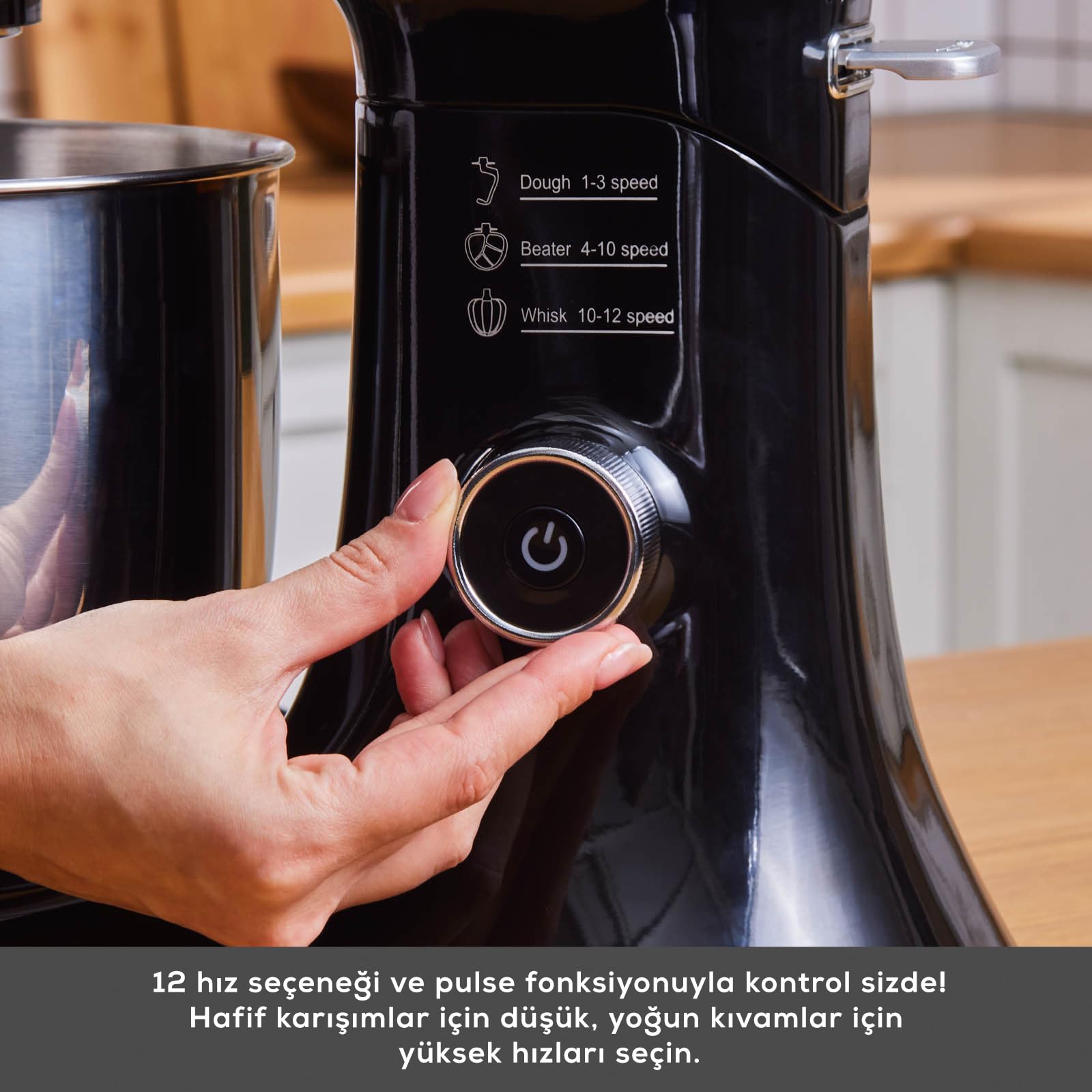 Karaca Pro Artisan Timer Chef Black 1600W 5 litri